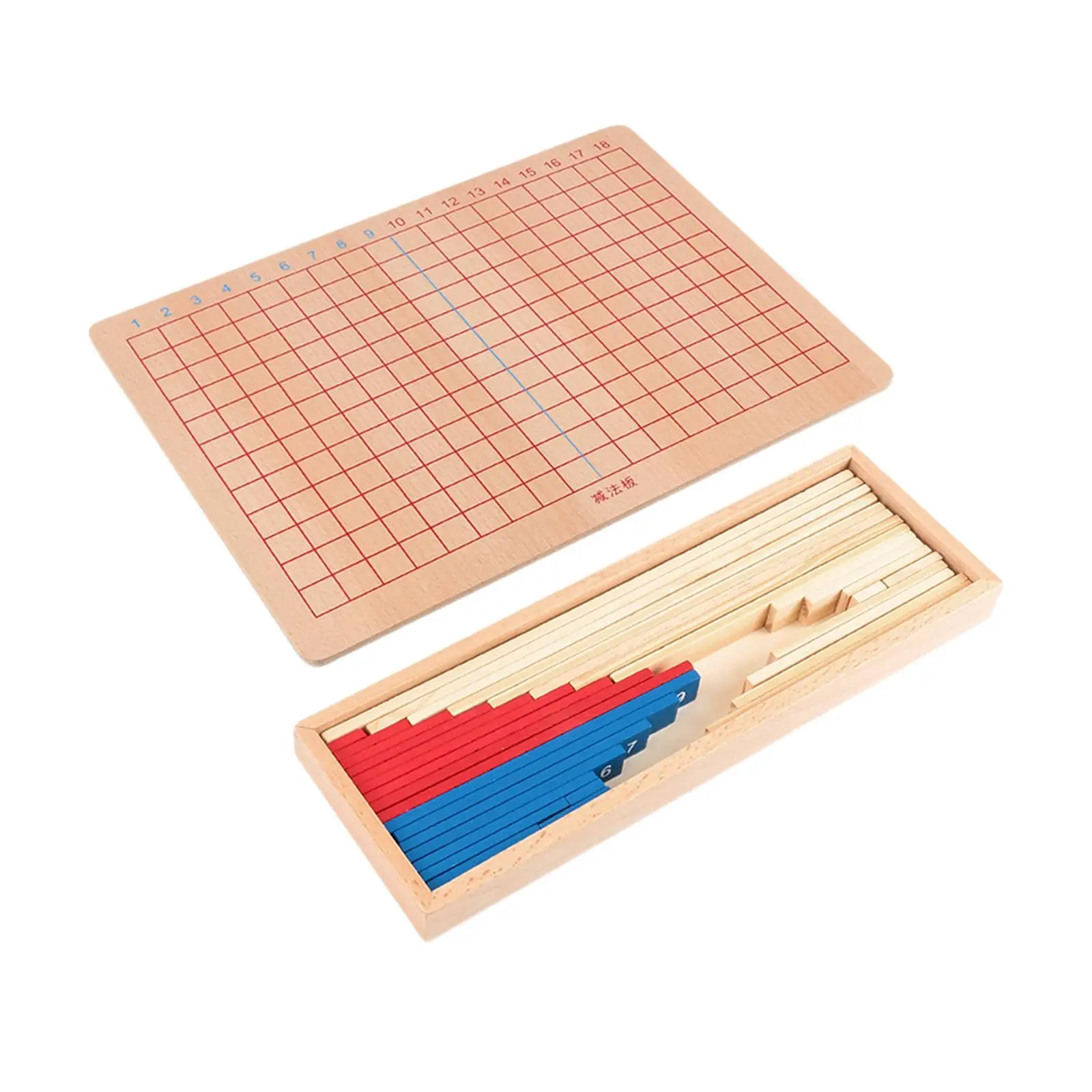 Tablero de tira de resta de adición, juguete sensorial, Ayuda de enseñanza, juguete de matemáticas Montessori