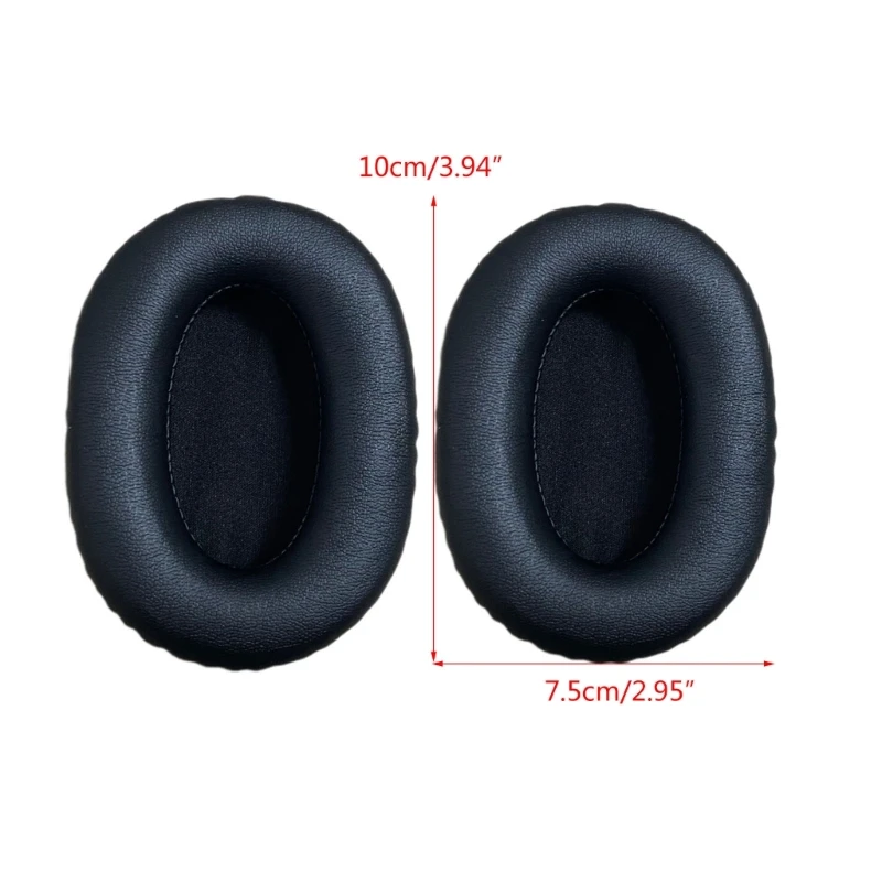 1Pair Replacement Foam Ear Pads Cushion Cover for Headphone Earmuff Headset Sleeve