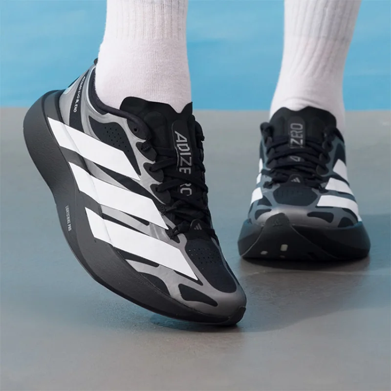 

Adidas Black-Silver Gradient Adizero Lightstrike Pro Speed-enhancing Marathon Running Shoes, KI4783