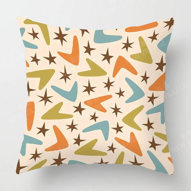 Nordic fall home decor autumn throw pillow case sofa Cushion cover modern 45x45cm 45*45 50x50 60x60cm 40*40 40x40 geometry 60*60