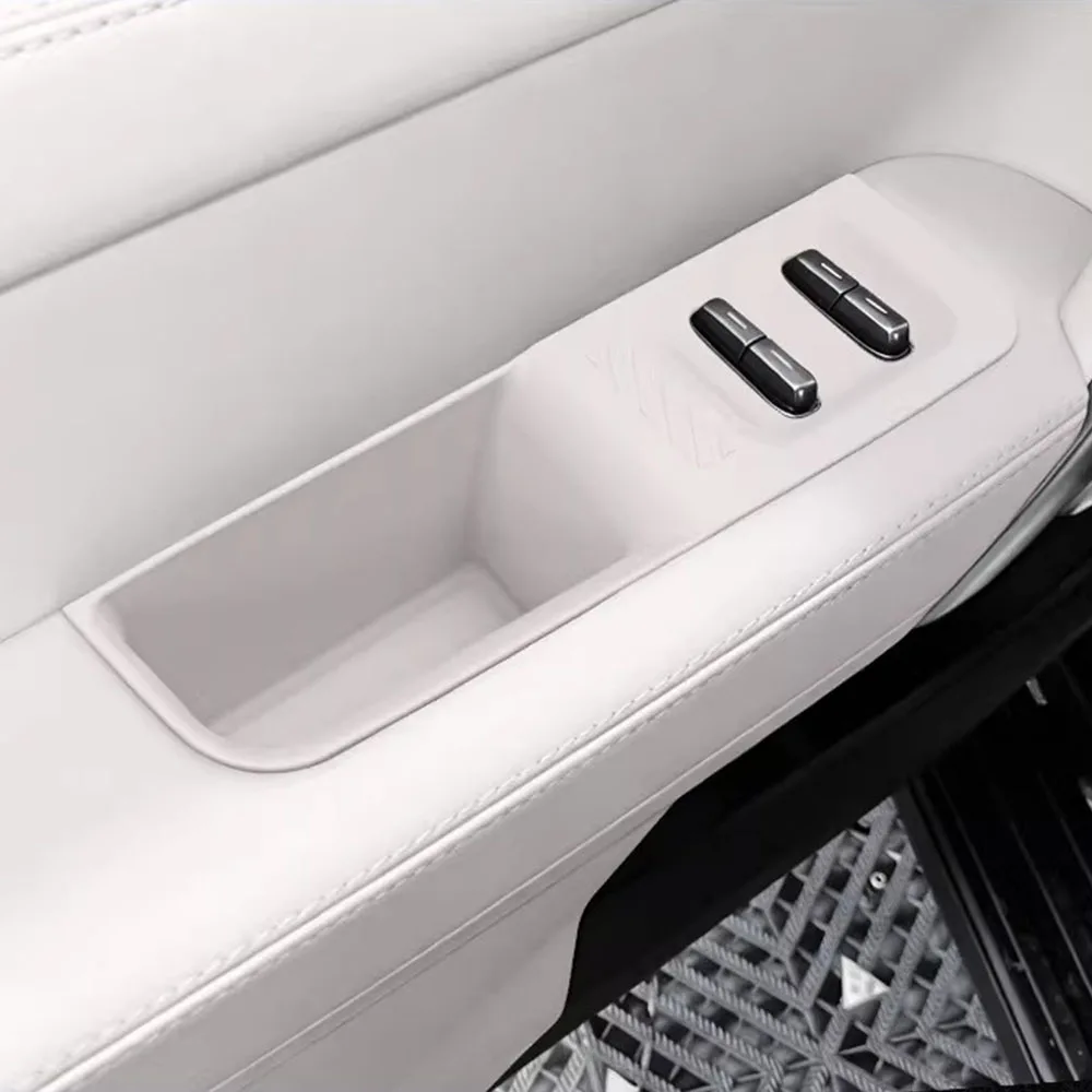 

4 Pcs Glass Lift Switch Button Protective Pad Automotive Modification Parts For Chery iCAR V27 Original Car Color Silicone Pad