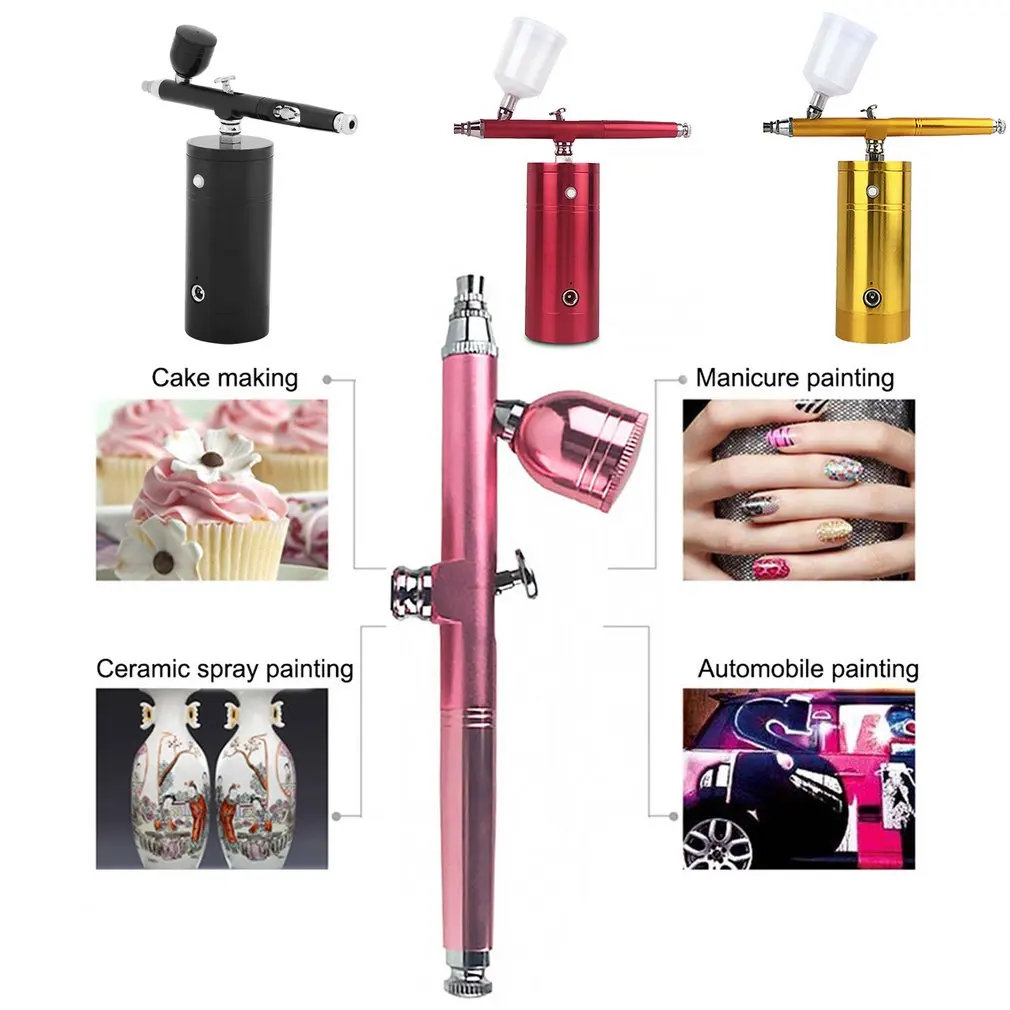 

Spray Tool Kit Mini Action Air Brush Airbrush Compressor Paint Art Craft Model Cake Brush Pen Manicure Paint Spraying Hobby Set