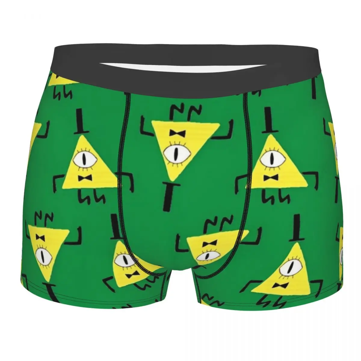 Pantaloncini Boxer da uomo Gravity Falls Bill Cipher adatti alla stampa di biancheria intima Anime dei cartoni animati mutande divertenti