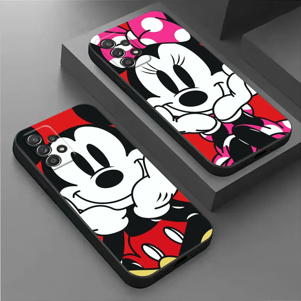 

Minnie Mickey Anime Phone Case For Samsung Galaxy A17 A57 A37 5G A07 A55 A54 A34 A35 A25 A15 A56 A36 A26 16 A06 Back Cover Shell