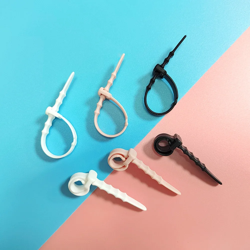 3 pz/lotto cinghie in Silicone custodia per cuffie nastro morbido cavo dati sleepy cable organizer avvolgitore supporto per cavo