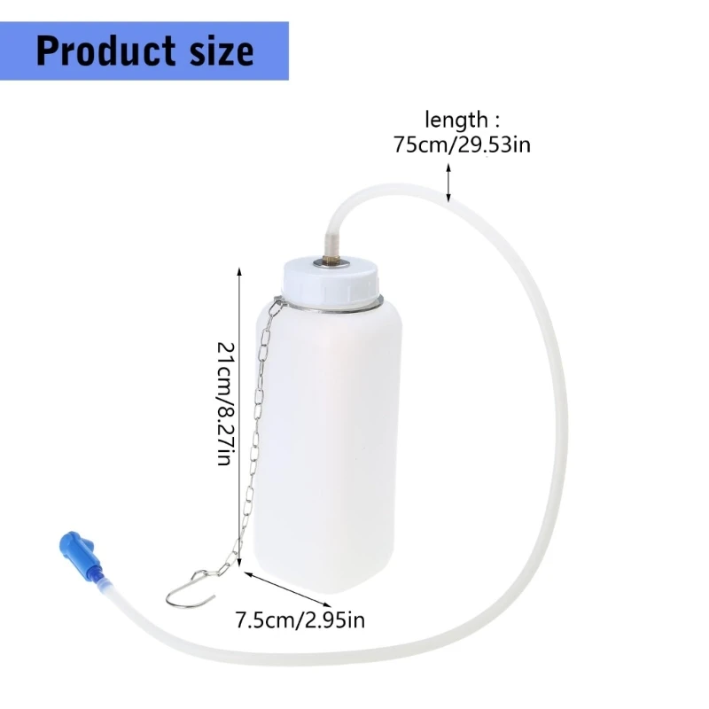 Small Brake Fluid Bottle with Strong Construction & Hassle Easy Operation for Car & Motorcycle Maintenance