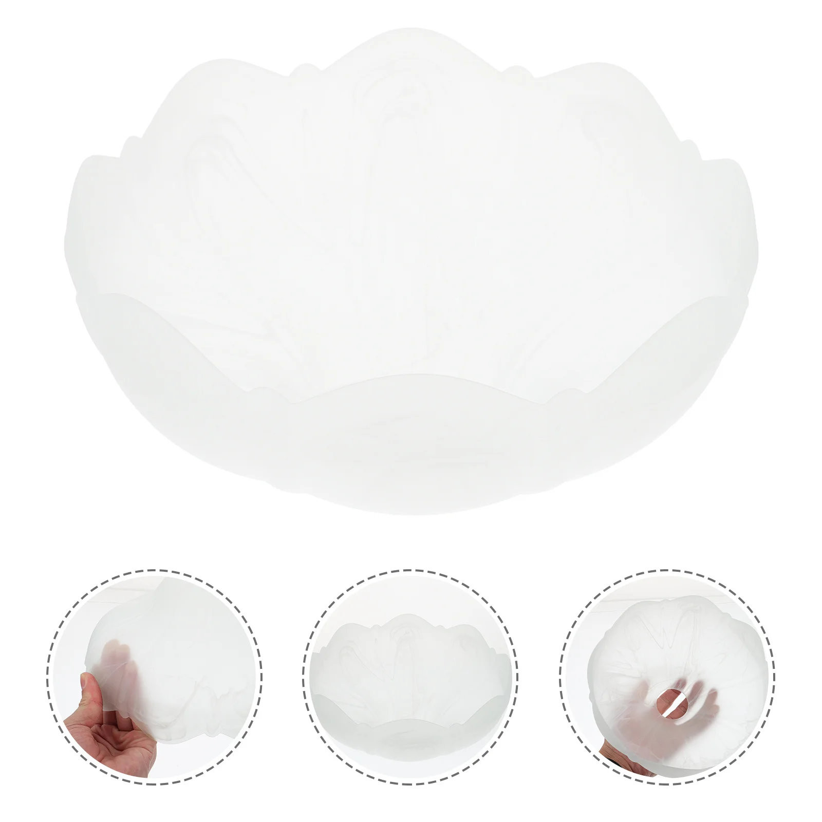 

1 шт. абажур из матового стекла с гладкой отделкой, шикарный светильник для гостиной, спальни, настенный светильник, абажур, натуральное диффузное освещение