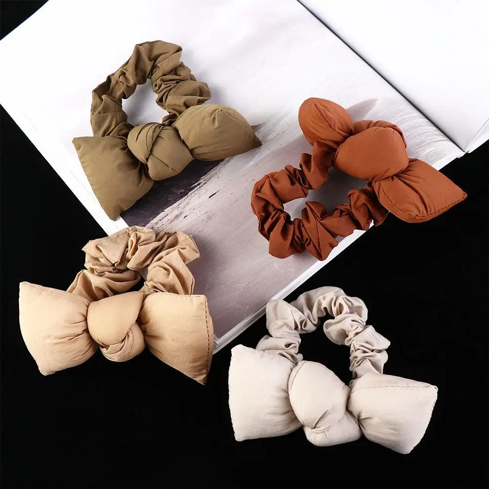 Mode Elastisch Haaraccessoire Ins Stijl Boog Katoenen Hoofddeksels Koreaanse Stijl Haar Touw Paardenstaart Houder Vrouwen Haar Scrunchies