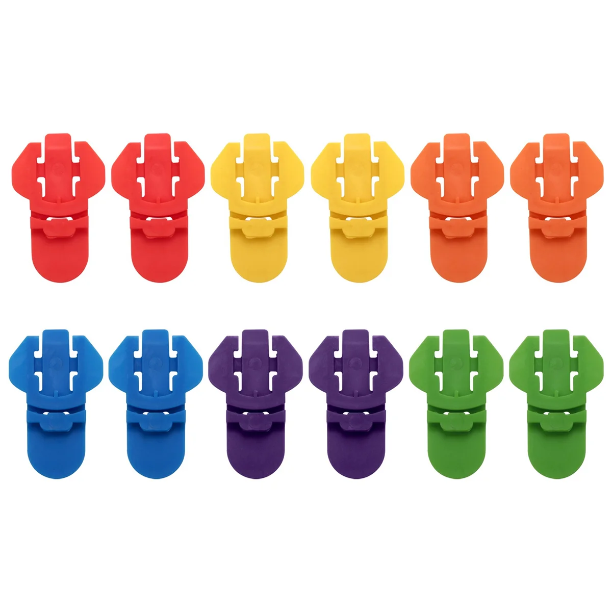 Color Coded Drink Shield and Soda Protector for Family, 12Pk Fun Colored Plastic Tab Openers for Pop, Beer or Soda Cans