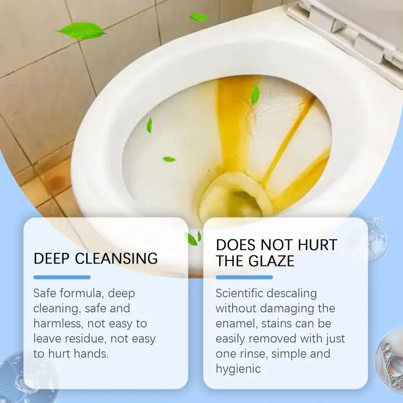 ZLinKJ Toilet Cleaning Powder  Stain Remover Bowl Yellowing Descaler Fragrance Deodorizer Toilet Cleaning Solution for Tank Bowl view 6