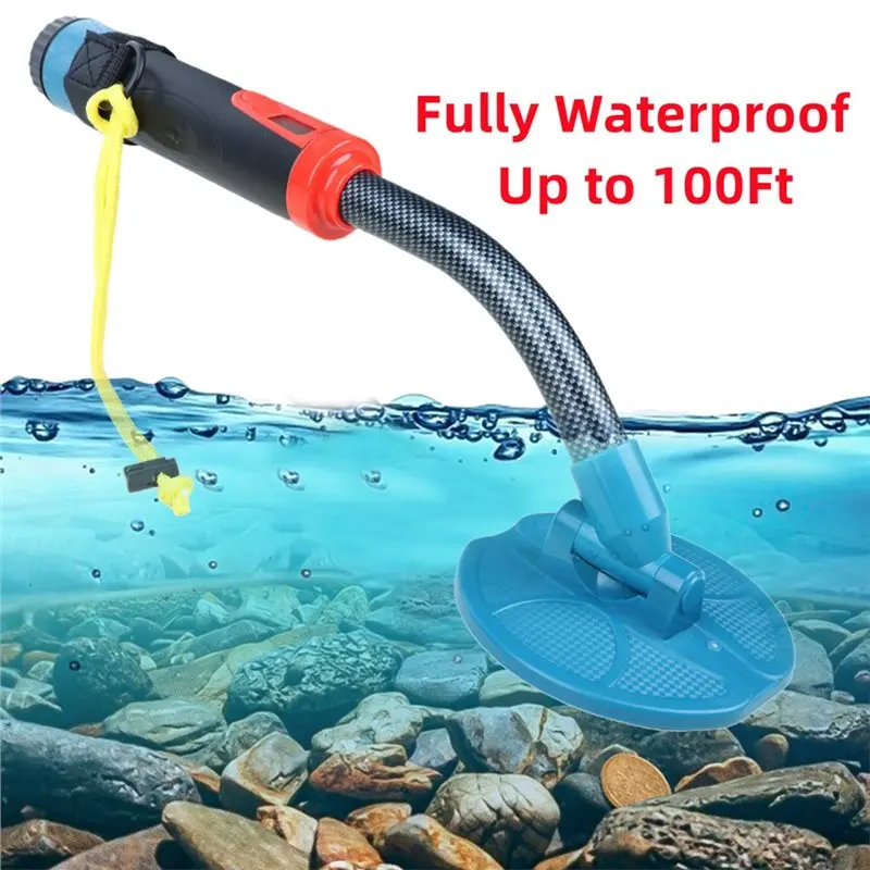 AB41-Full Waterproof Coil Pinpointer Detector With LCD Display, High Sensitivity Underwater Pin Pointer