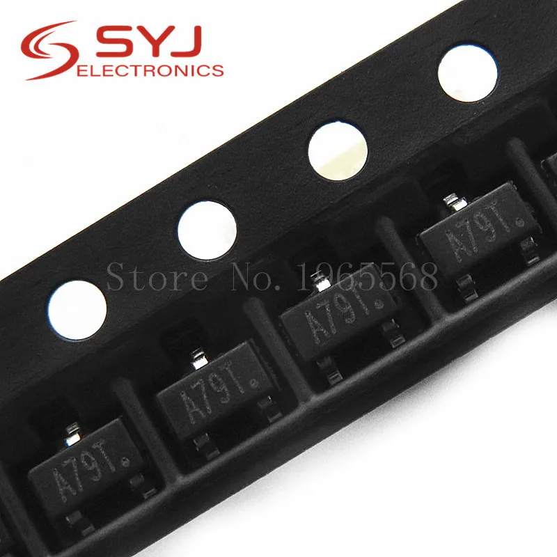 50pcs/lot AO3407 3407 SOT23-3 MOSFET A79T MOSFT P-Ch -30V -3.6A 64mOhm new and original In Stock