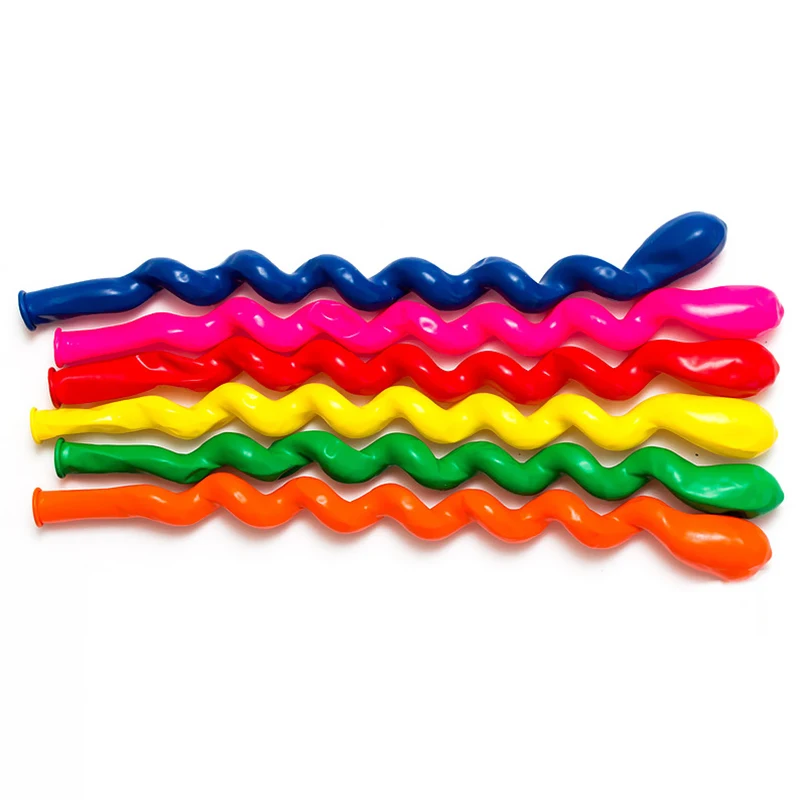 1.5g1.8g 30-100pcs spiral balloon screw balloon latex balloons holiday party birthday party wedding decorations kids toys globos