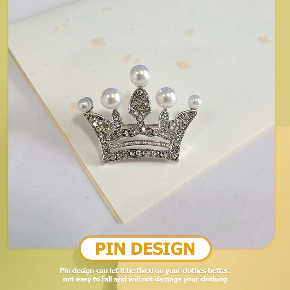 

12 pcs Crown Brooch Pin Women Alloy Lapel Pin For Clothes Scarf Hat Delicate Brooch Decorative Jewelry Gift Accessory