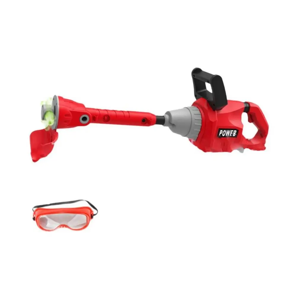 Plastic Electronic Toy Lawnmower Kids Play Tools Role-playing Games Kids Play Tool Kits Large Size Lawn Trimmer Toy