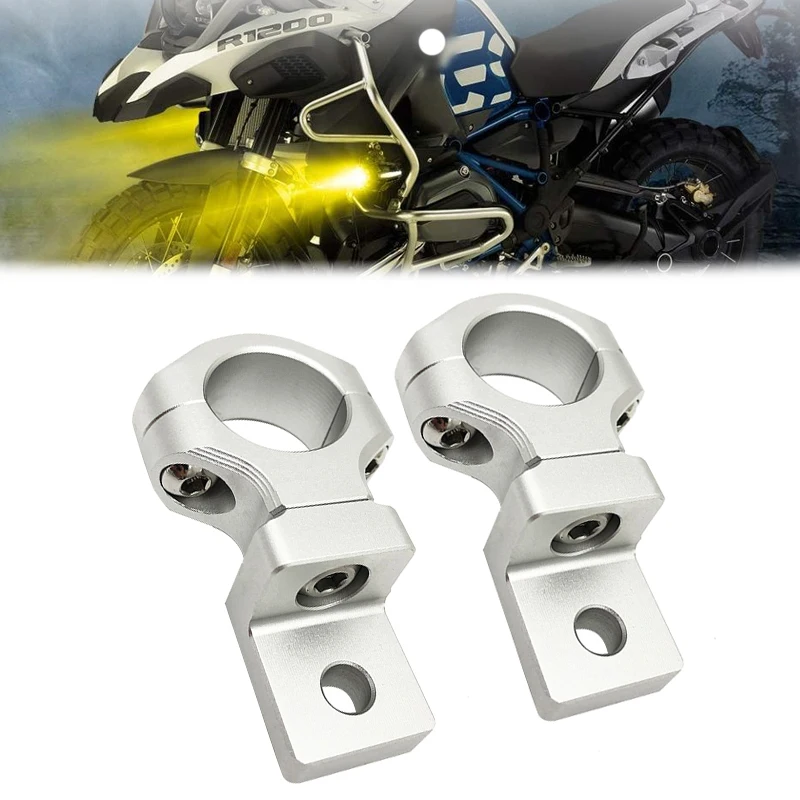 1PC reflektor motocyklowy wsporniki lampy przeciwmgielnej uchwyt lampy reflektora dla BMW R1200GS F850GS F750GS R1250GS ADV F800GS F900XR F900R