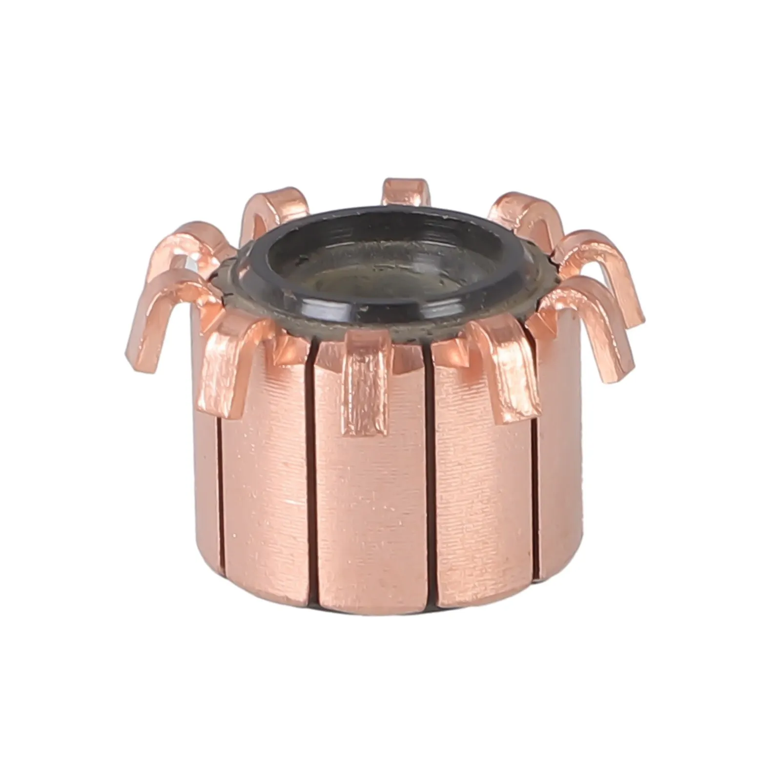 Copper Hook Type Commutator for Electric Motors, Enhances Efficiency, Easy Installation, 10P Teeth, 18 x 8 x 14 5(15)mm