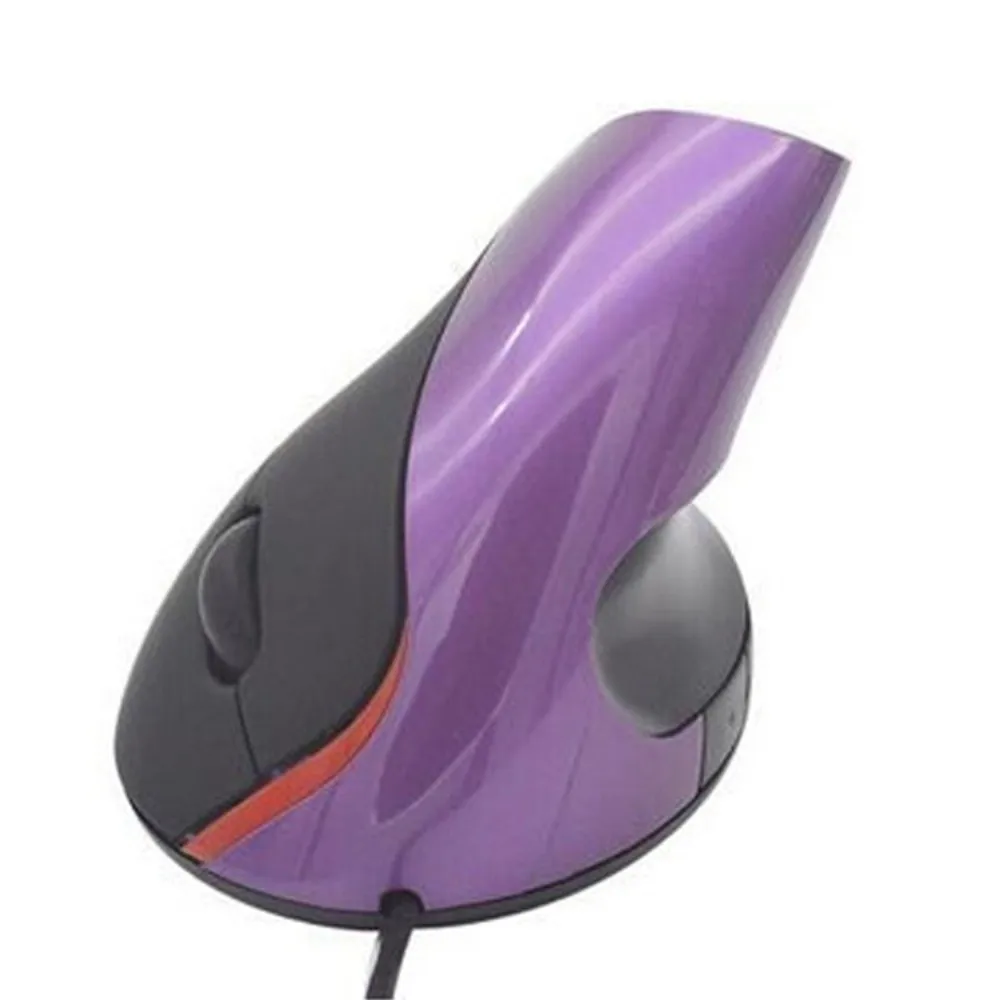 1600DPI Vertical Mouse Wrist Rest Vertical Shape USB Wired Mouse Ergonomic Design Photoelectric Computer Mice Laptop Use