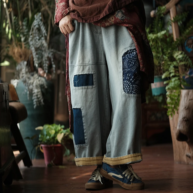 

Женские повседневные джинсы-бойфренды, Новое поступление, осень 2022, винтажный стиль, свободные удобные женские широкие джинсовые брюки M2002