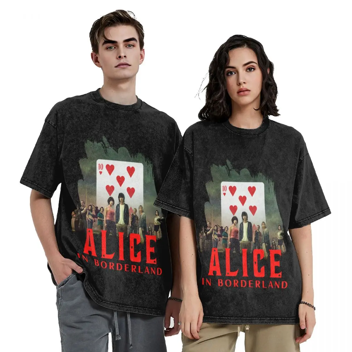 

Alice in borderland T-Shirt cotton man t-shirts vintage customizeds Man t-shirt mens graphic t-shirts