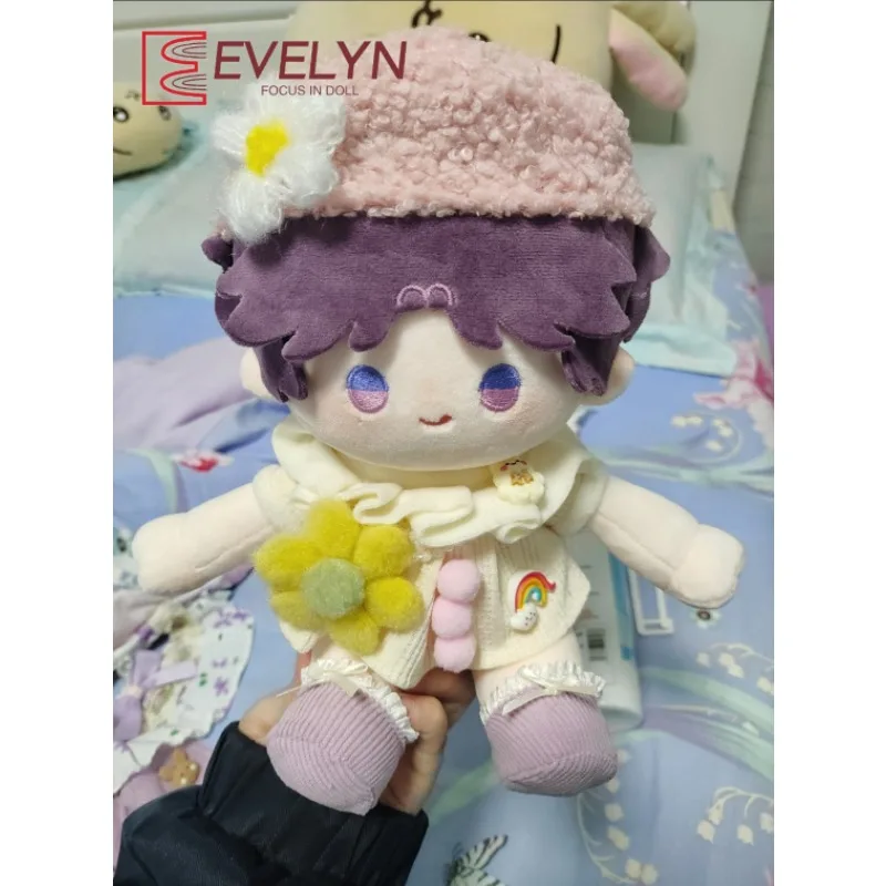 

Evelyn 20cm Cotton Doll Clothes Cute Dresses Skirt With Headband Hat Accessories Plush Shoes Love and Deepspace Genshin Impact