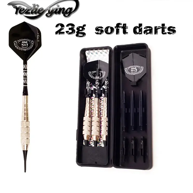 Professionele Darts 23 Gram Soft Tip Game Elektronische Shanks Voor Darts Buitenvluchten Sport Dartbord