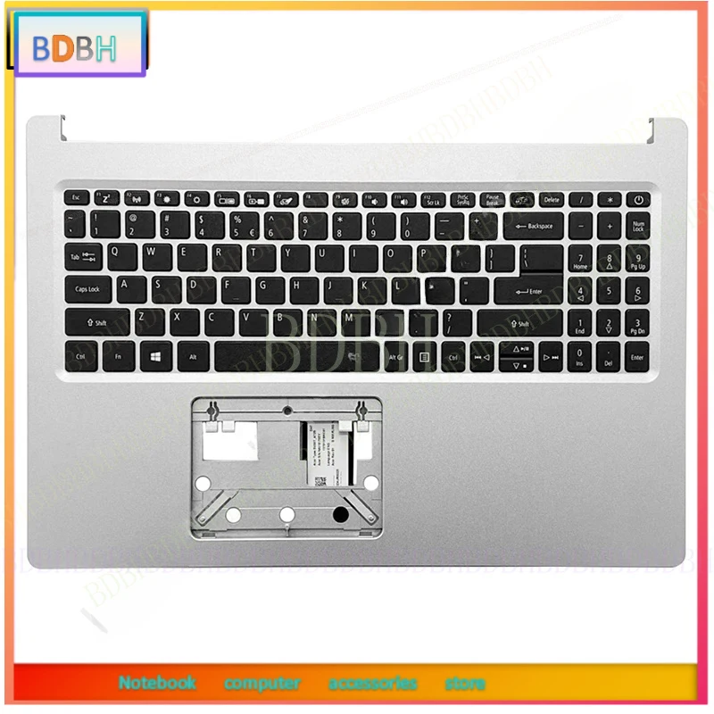 For Aspire 3 A315-55G N18Q13 6B.HEDN7.016  Original New US Keyboard Laptop Palmrest Upper Backlight Replacement Keyboard