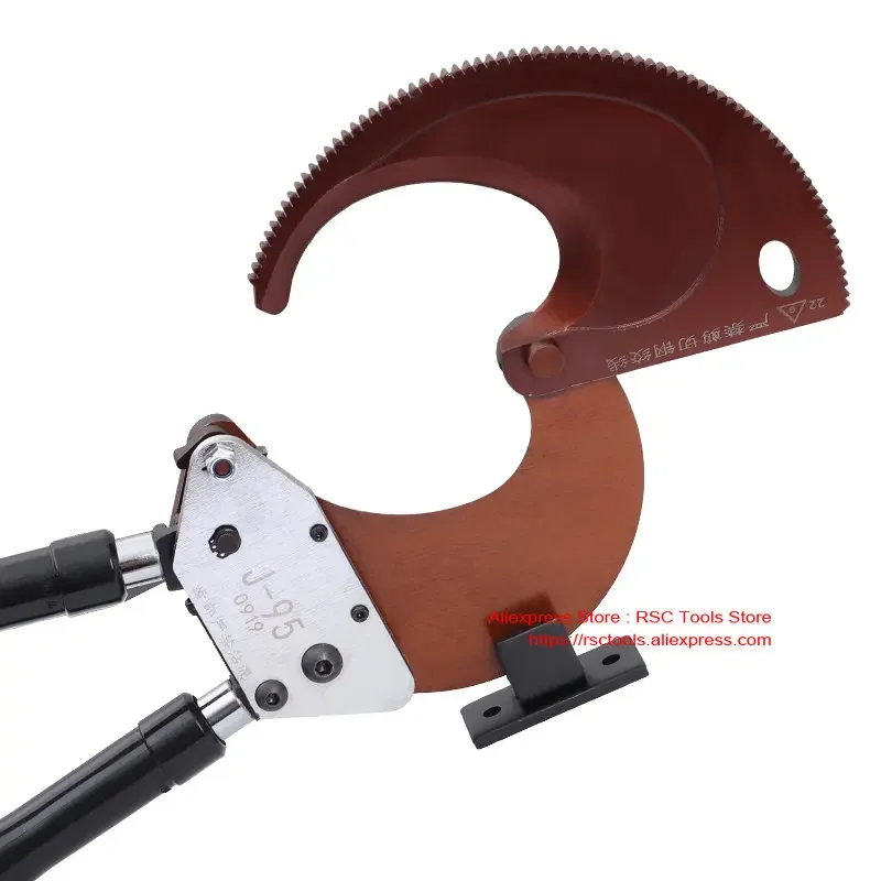 Cesoia per cavi a cricchetto J95 per il taglio di cavi manuale per cavi Cu/Alu corazzati da 3 * 185 mm2 o 95 mm