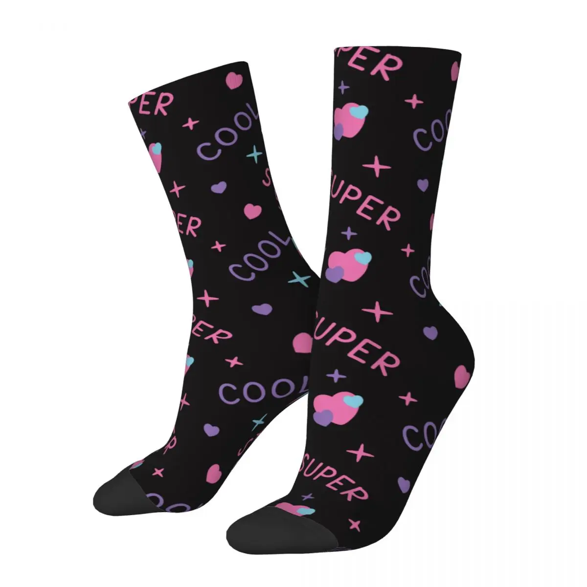 Y2K Super Cool Girl Socks Male Mens Women Winter Stockings Harajuku