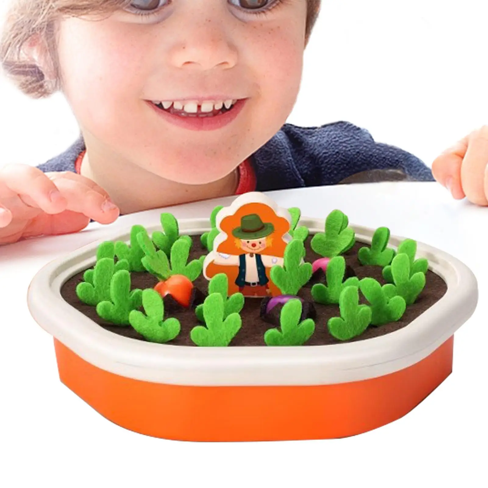 

Pull Out Radish Toys Montessori Baby Toddler Memory Sorting Fine Motor Skills Education Fun Carrot Harvest Desk Game Teach Tool