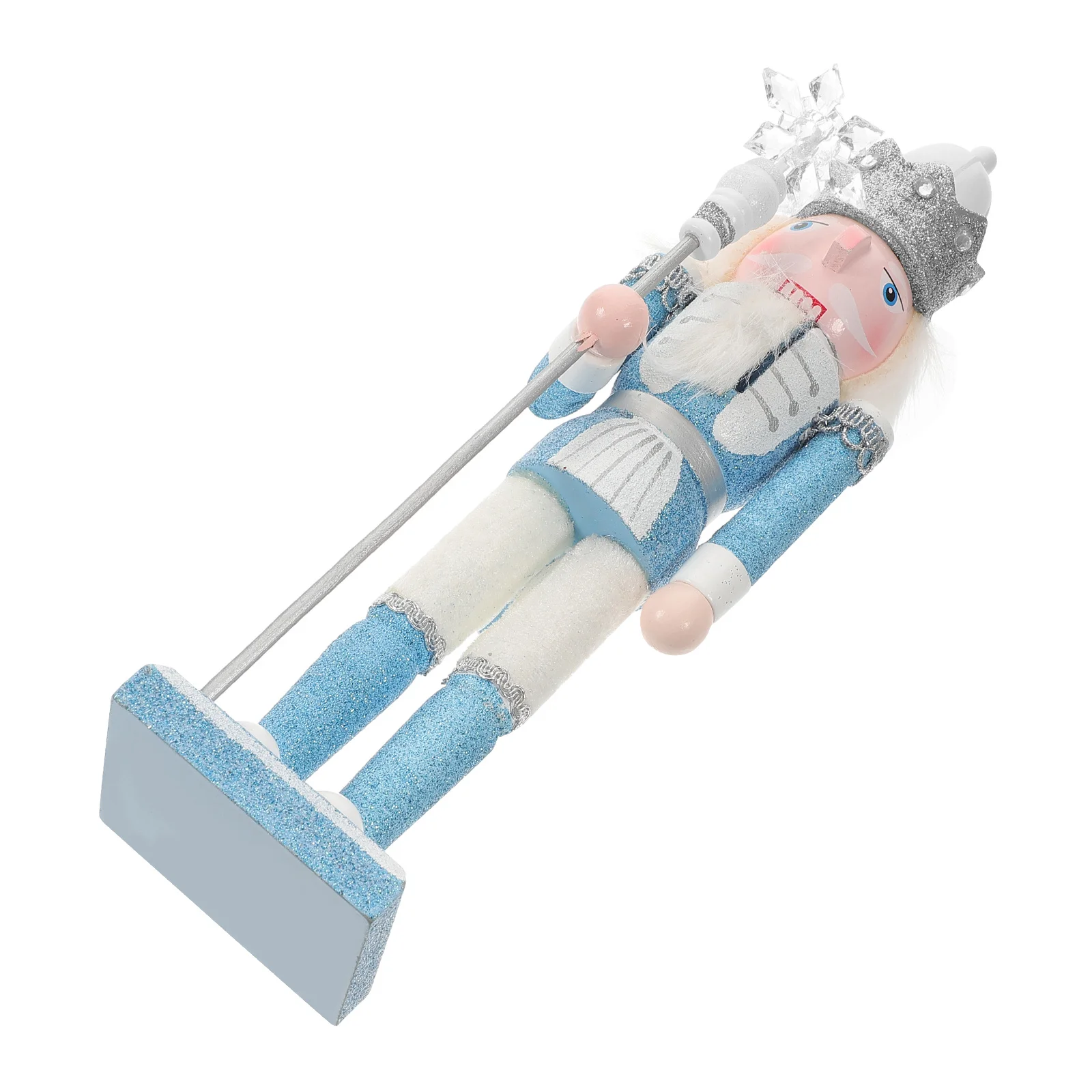 

Wood Nutcracker Christmas Ornament Creative Wooden Nutcracker Decoration for Home Car Bedroom Xmas Holiday Decor Gift