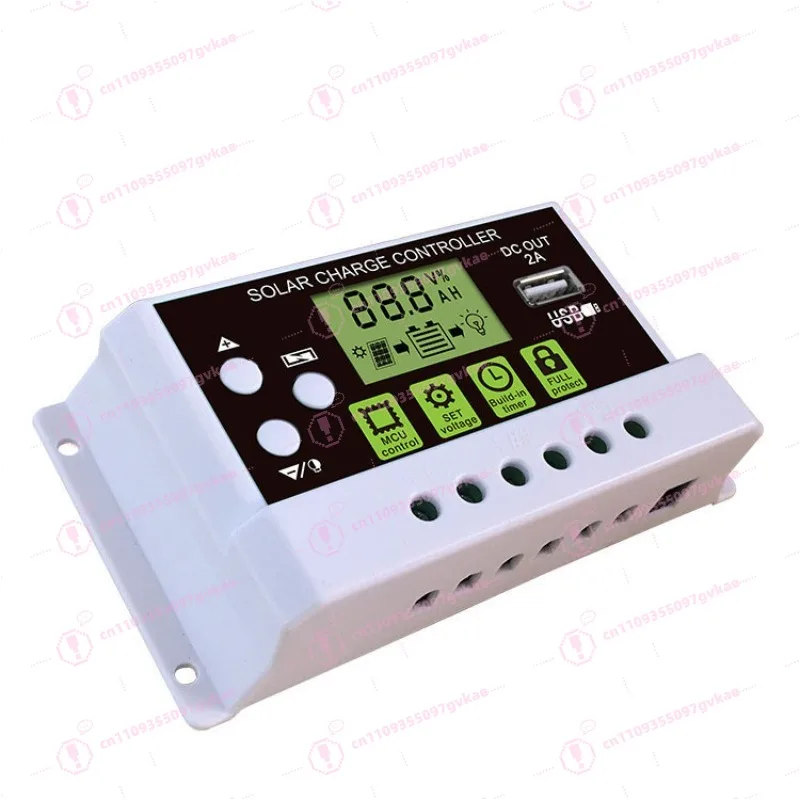 30A12/24v Intelligent Lithium Battery Charging Controller Led Solar Controller