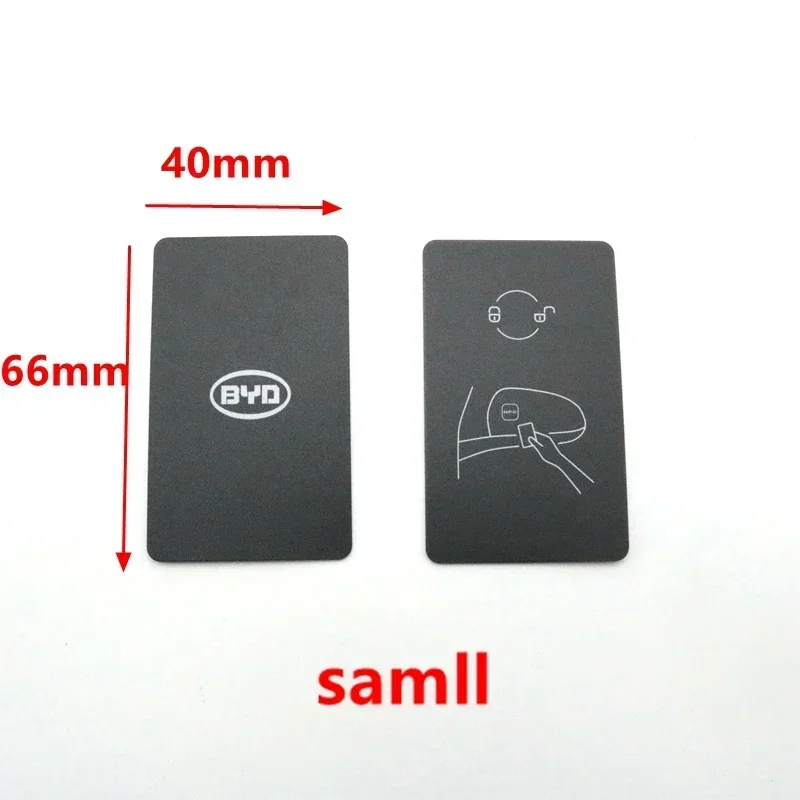 Car Black Smart Remote Key NFC Card Accessories For BYD Seal Dolphin Atto 3 Tang DM Han EV Song PRO Qin PLUS DMI 2020-2024