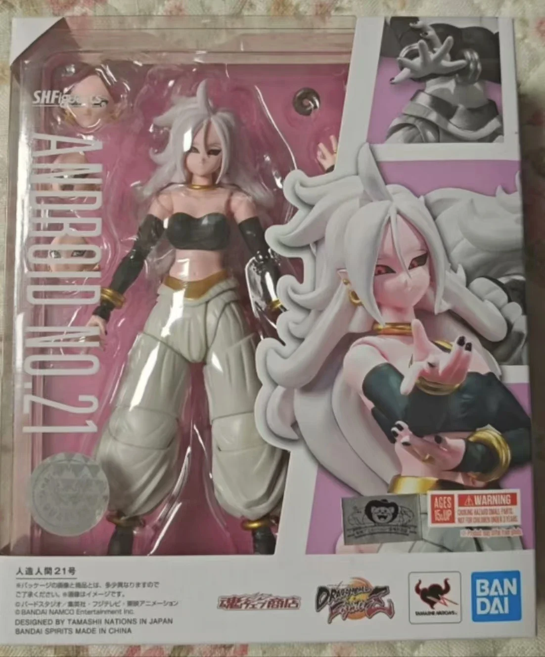 Bandai S.H.Figuarts SHF Dragon Ball Z Android 21Bandai Anime Model Toys Action Figure Model Toy