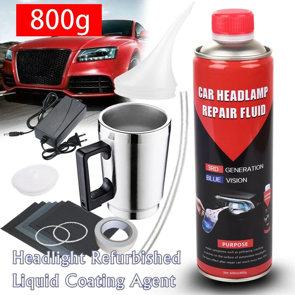 

Car Headlight Renovation Steam Kit Headlight Polisher Light Restoration Clean Varnish Headlights Car Auto Headlight Renovator