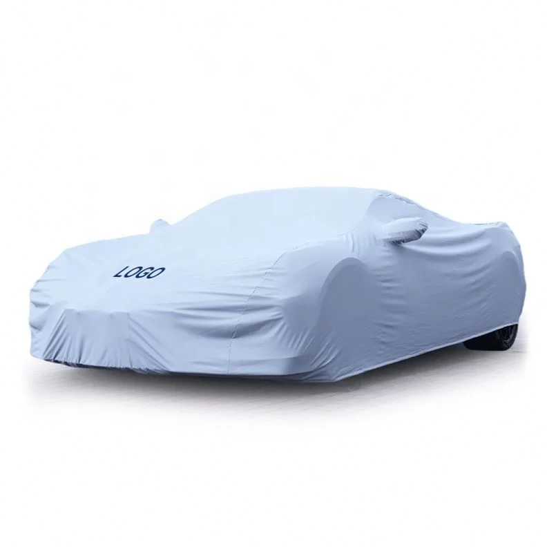Custom High End Waterproof Snow Resistant Frost Resistant Automobile Show Dust Proof Outdoor Soft Elastic Fabric Car Covers