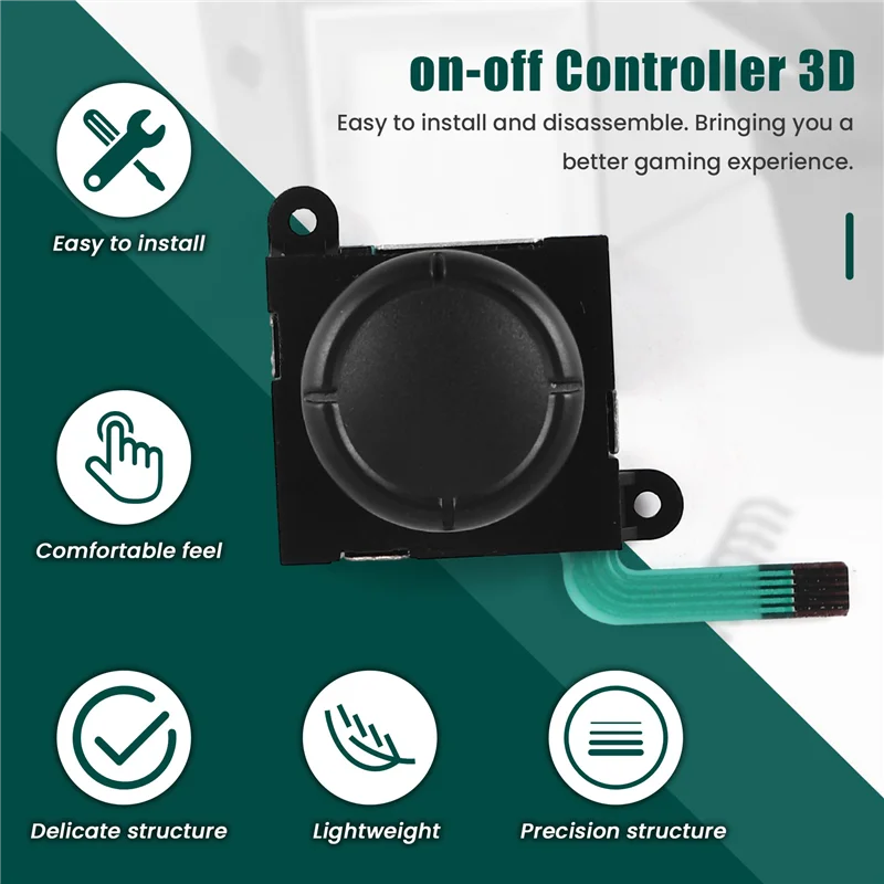 Pengganti Sensor Thumb Stick Joystick Analog 3D untuk Pengontrol Nintendo Switch Joy Con