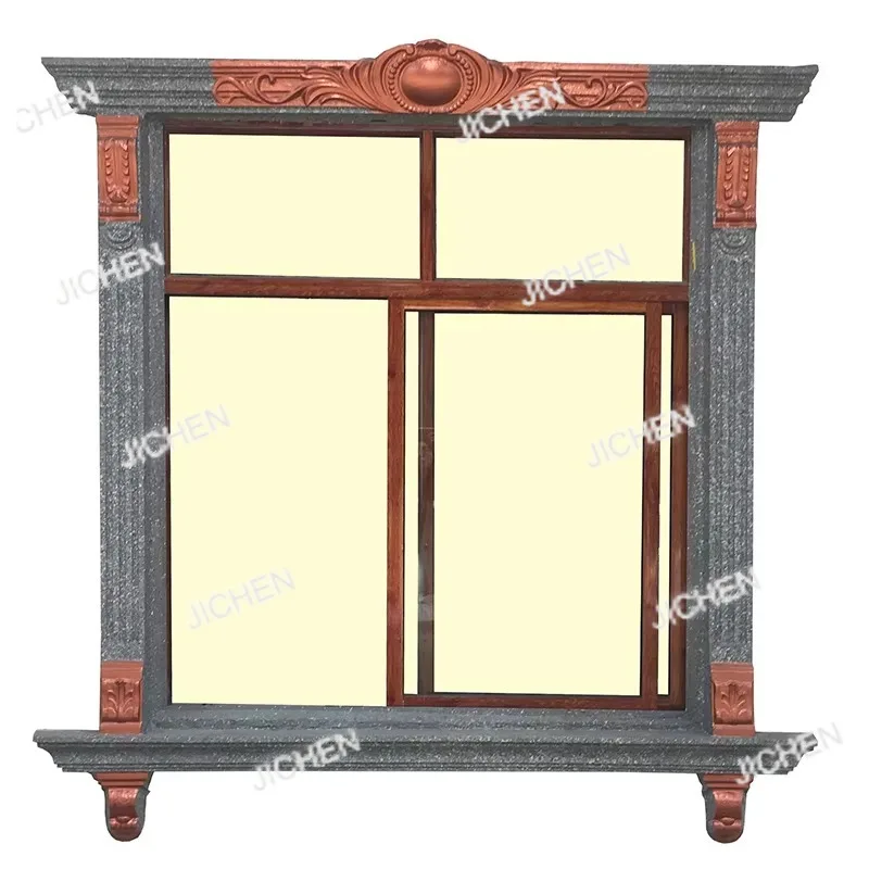 Architectural European Window Frame Concrete Forming, Deposit