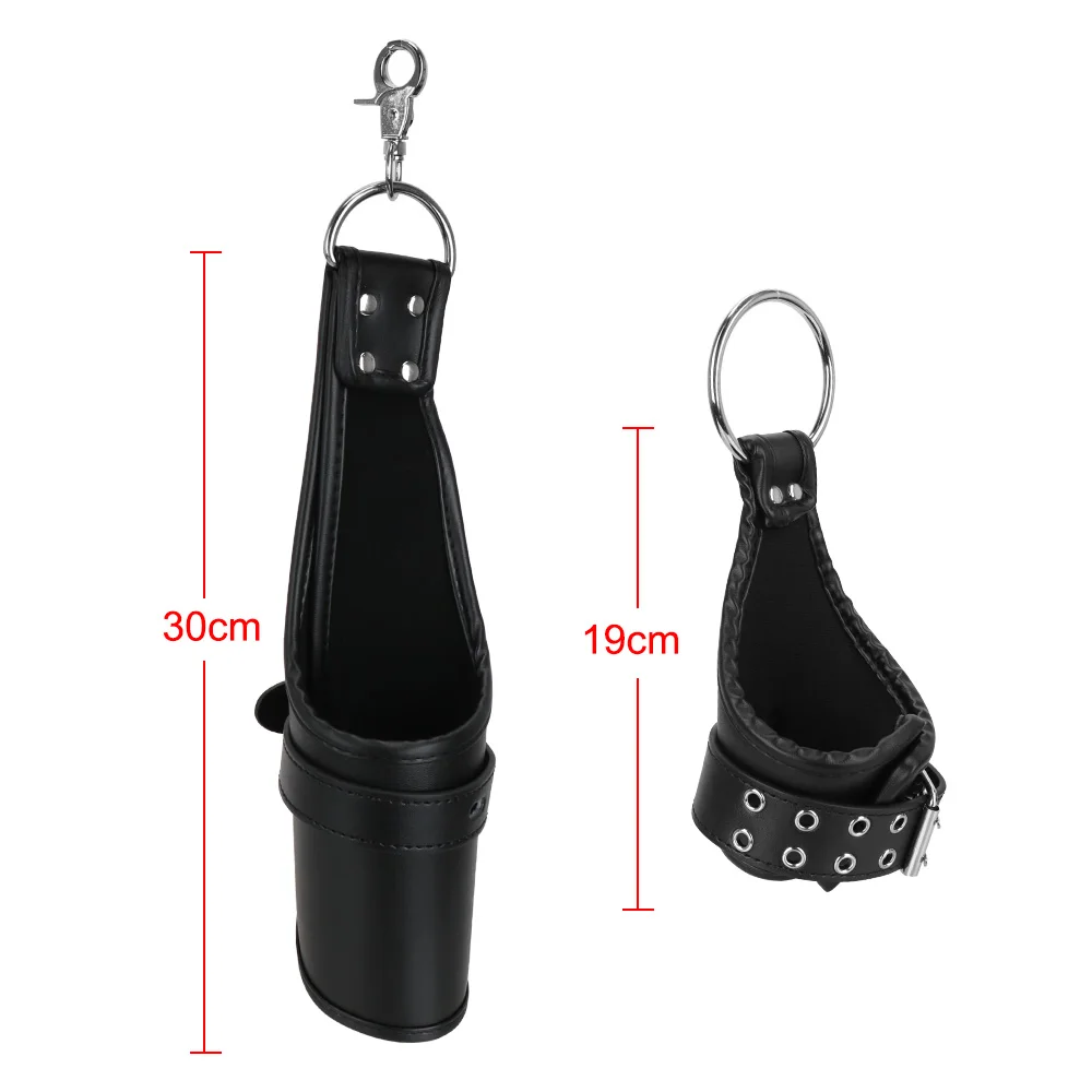 Menottes de suspension de poignet de rinçage en cuir pour femmes, sangle de bondage sexuel, jouets sexuels de retenue, 7.0