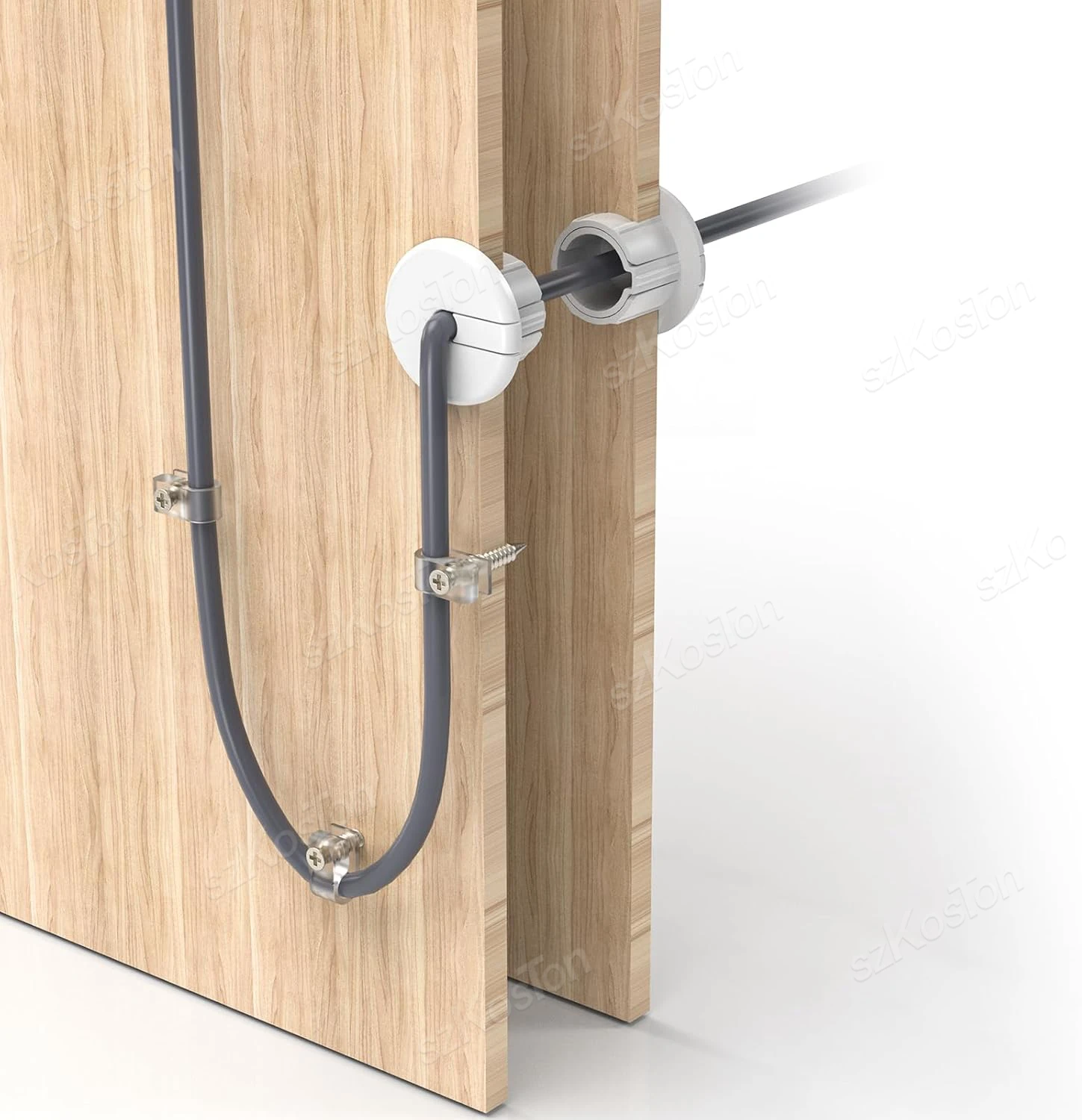 1-Zoll Wandbuchse Tülle für Starlink Dishy Ethernet Kabel Organizer Netzwerk Draht Möbel Draht Loch Kabel Routing Kits