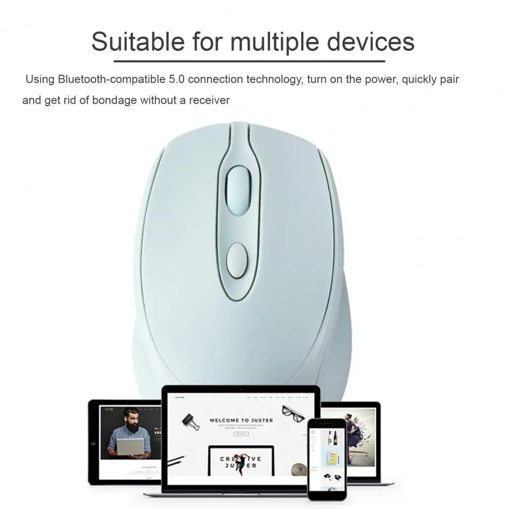 

Optical Mouse Stylish Sensitive Dual Modes 1600DPI Wireless Silent Optical Mouse PC Accessory