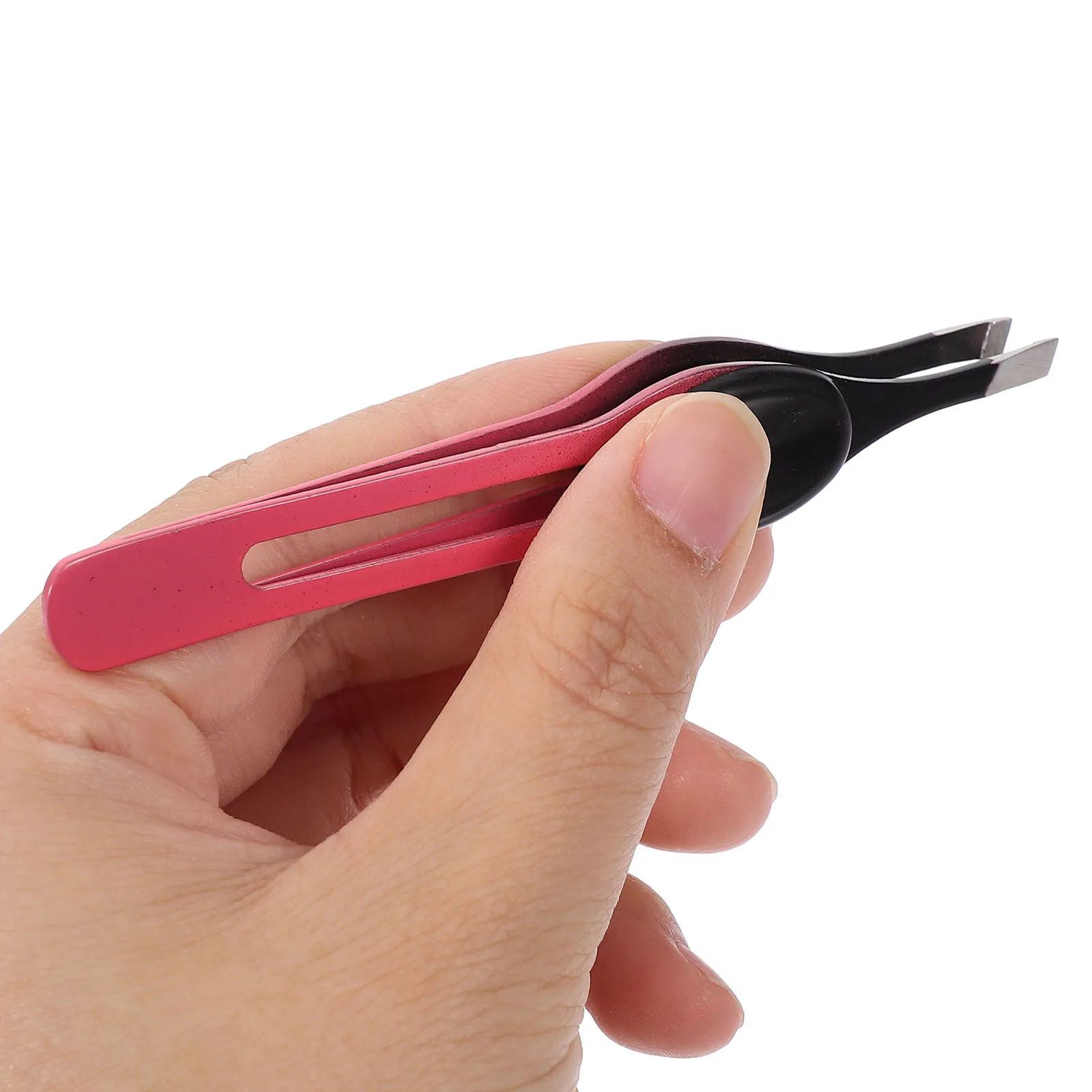 5 個の眉毛ピンセットステンレス鋼眉毛トリミングツール正確な脱毛キットメイクアップツール女性男性旅行用