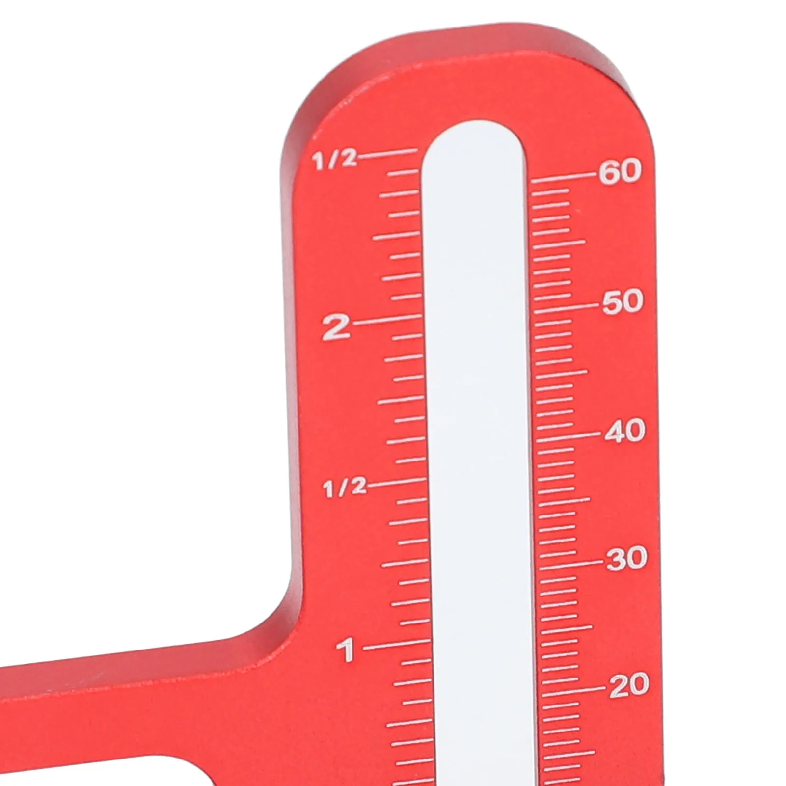 1PC Table Saw Height Gauge Aluminum Alloy Metric Inch Scales 0‑60mm Depth 45 Degree Angle Measuring Tool for Woodworking view 6