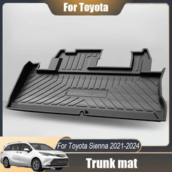 For Toyota Sienna 2021 2022 2023 2024 Trunk mat Waterproof and scratch resistant Automotive interior modification