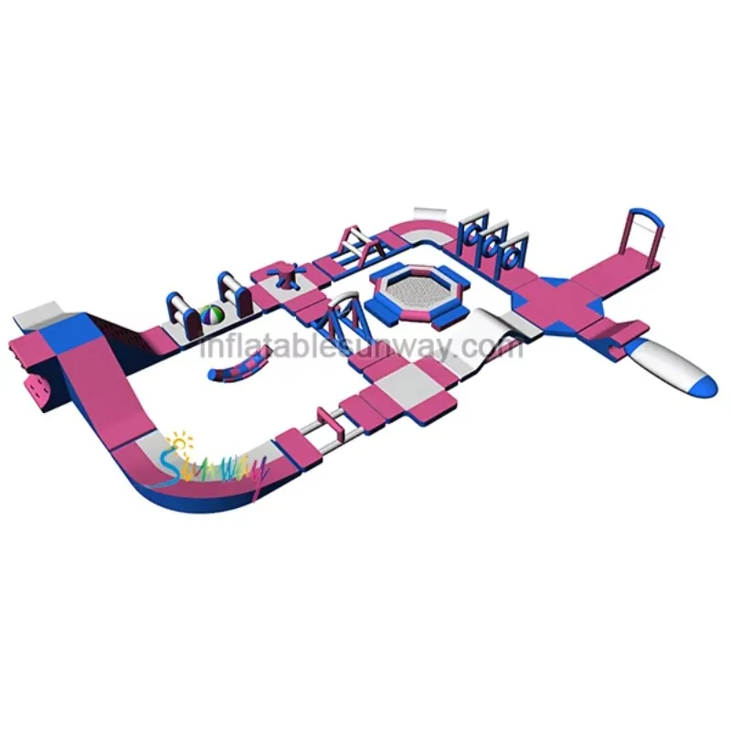 تصميم جديد في الهواء الطلق نفخ الملاهي المائية معدات الألعاب المائية مجنون المياه يطفو