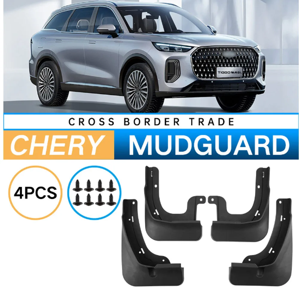 

Car Mudguards For CHERY Tiggo 9 ABS Mud Guards Fender Flare Mudflaps Exterior Parts Auto Accessories