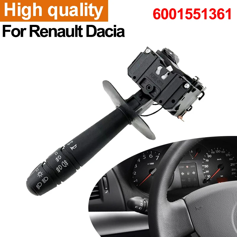 

6001551361 Переключатель подрулевой комбинированный для Renault Logan Tondar Dacia Sandero, управление фарами