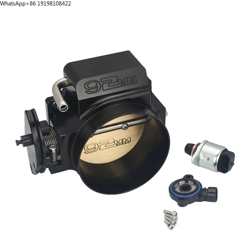 Aluminum Billet Spacer Adapter 92mm New Condition Throttle Position Sensor (TPS) IAC & Throttle Body for GM LS