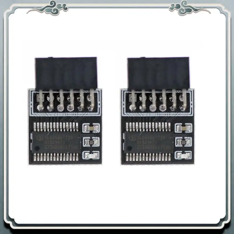 ABIJ-2X TPM 2.0 Modul Keamanan Enkripsi Kartu Jarak Jauh Modul LPC-12PIN untuk GIGABYTE 12PIN LPC TPM2.0 LPC 12 Pin