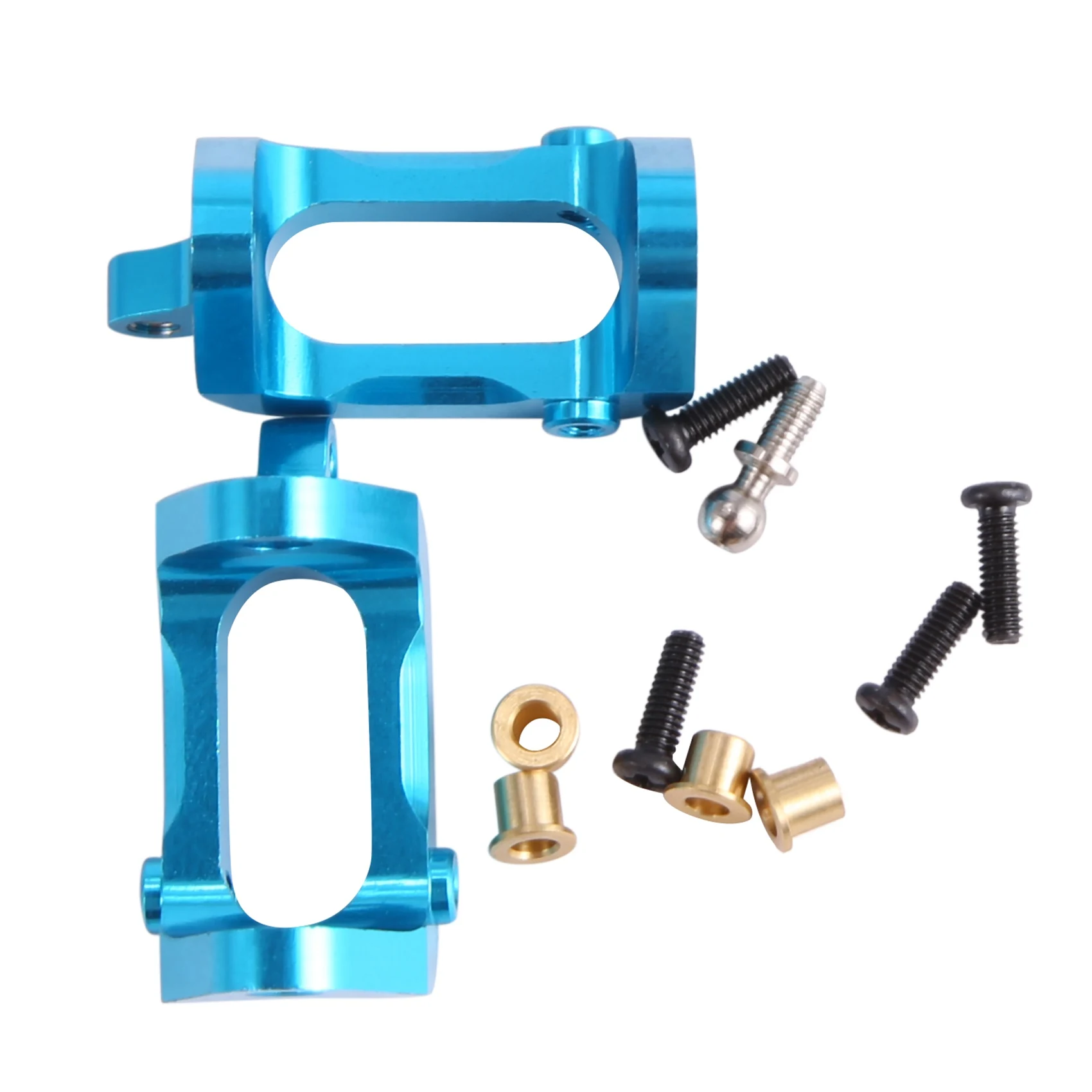 Atualizar braço de suspensão e cubo dianteiro/traseiro c kit de peças do assento para wltoys a959 a979 a959b a979b k929 substituições de carro rc, azul